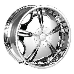 chrome rims, custom rims F5-90